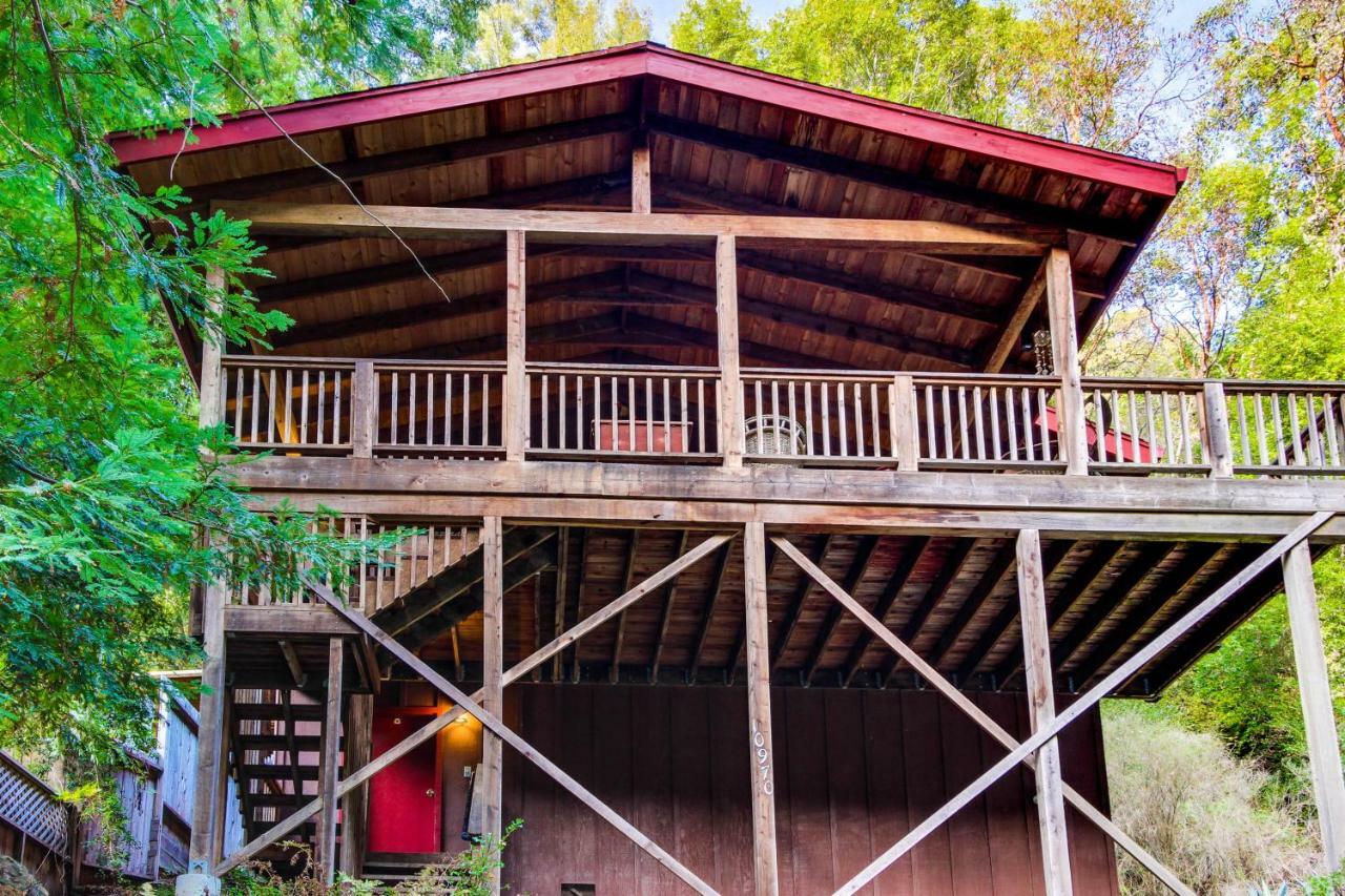 Tree Top View Cabin Felton Extérieur photo